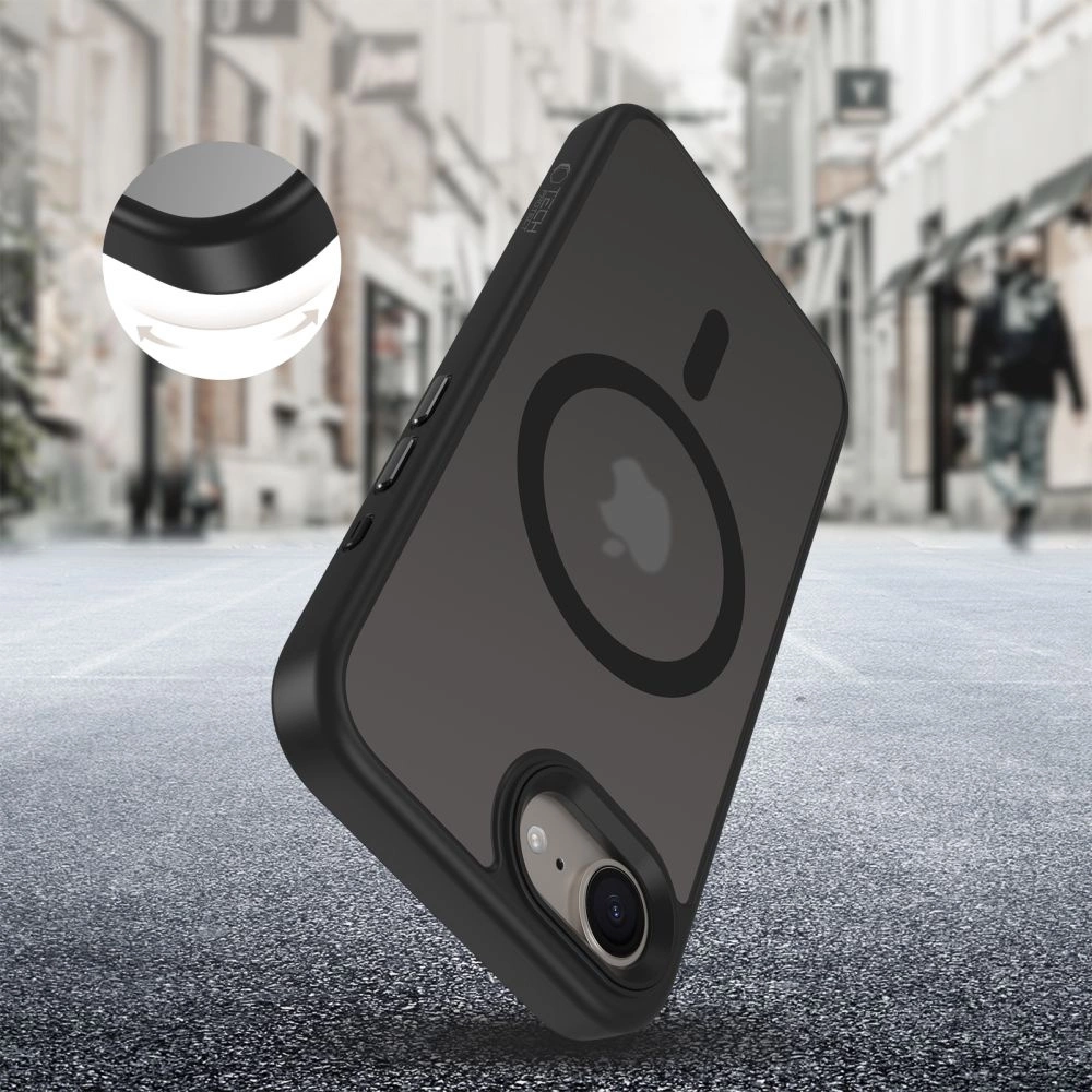 Tech-Protect MagMat MagSafe iPhone 16e Case - Matte Blackeng
