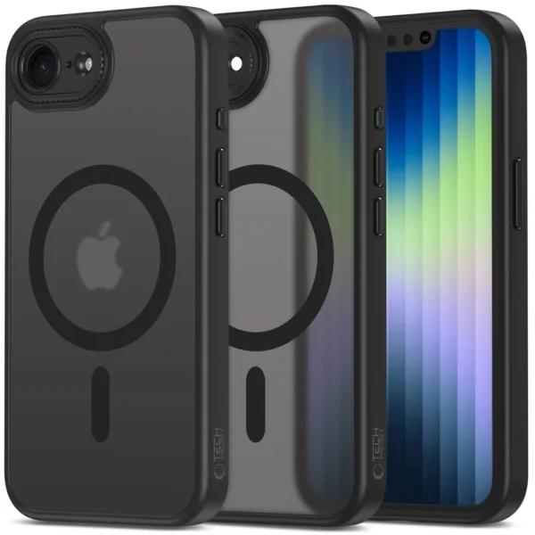 Tech-Protect MagCam MagSafe iPhone 16e Case - Matte Blackeng