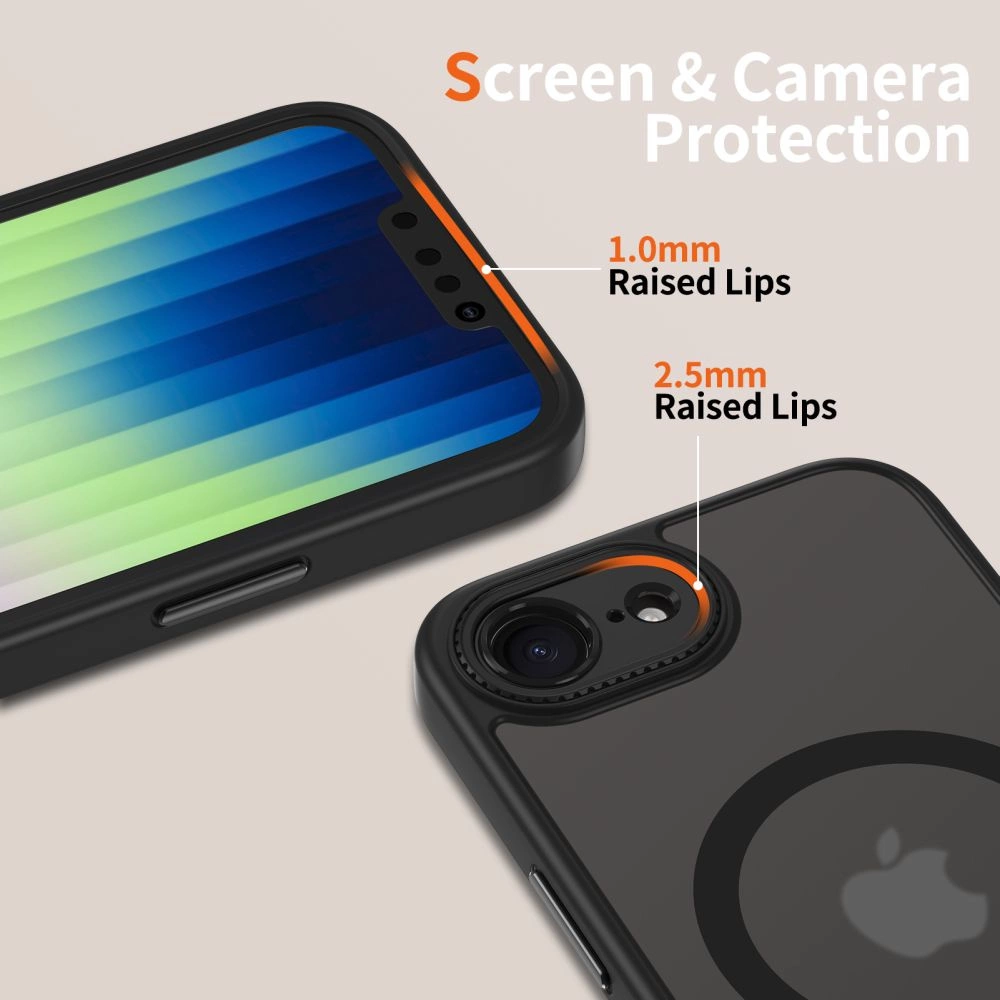 Tech-Protect MagCam MagSafe iPhone 16e Case - Matte Blackeng