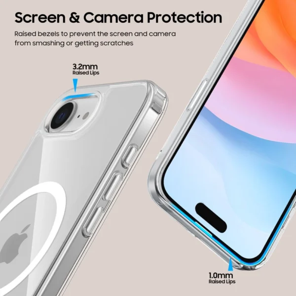 Tech-Protect FlexAir Hybrid MagSafe iPhone 16e Case - Cleareng