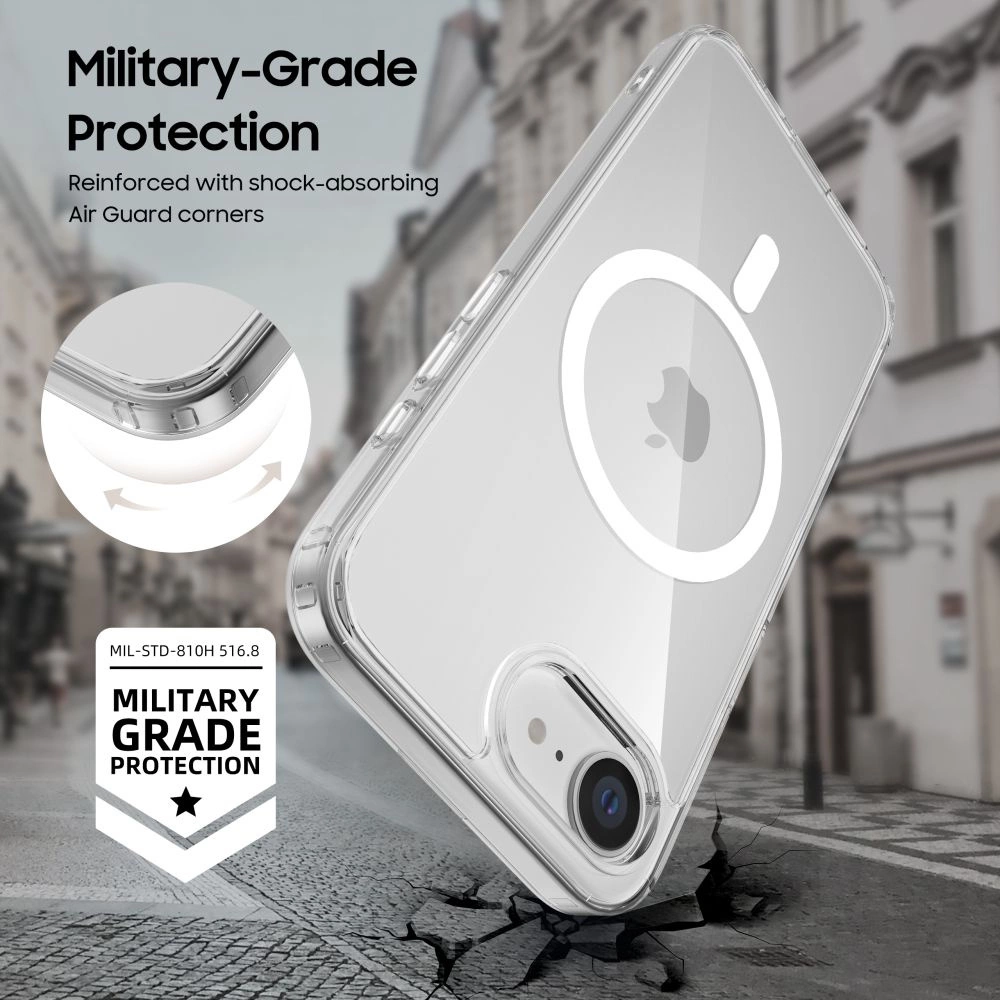 Tech-Protect FlexAir Hybrid MagSafe iPhone 16e Case - Cleareng
