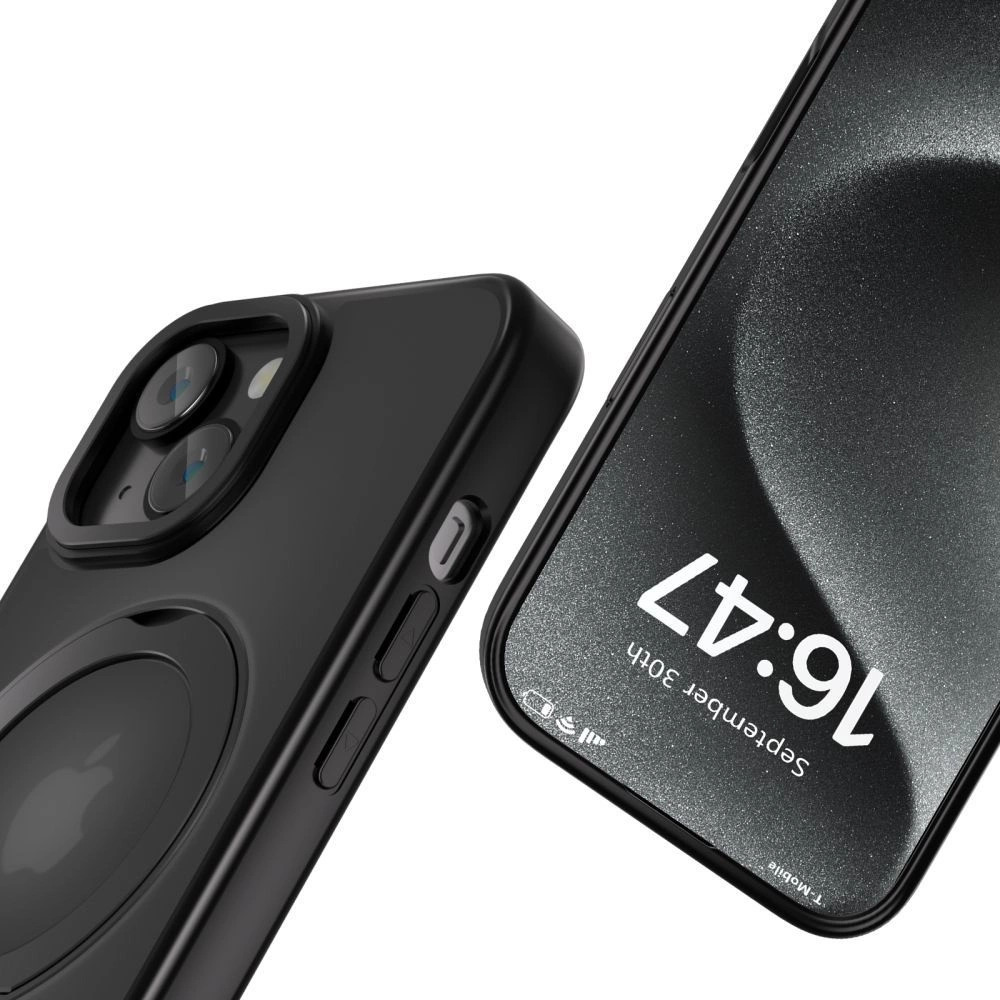 Tech-Protect MagRing MagSafe case for iPhone 16e - matte blackeng