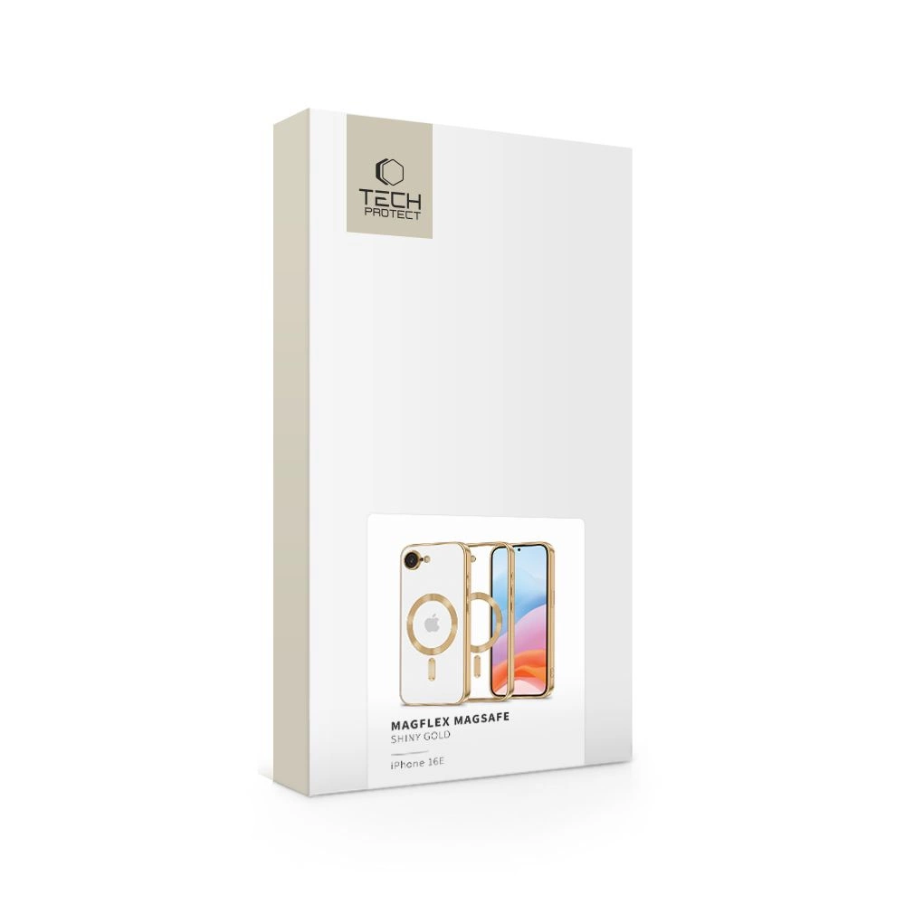 Tech-Protect MagFlex MagSafe iPhone 16e Case - Goldeng