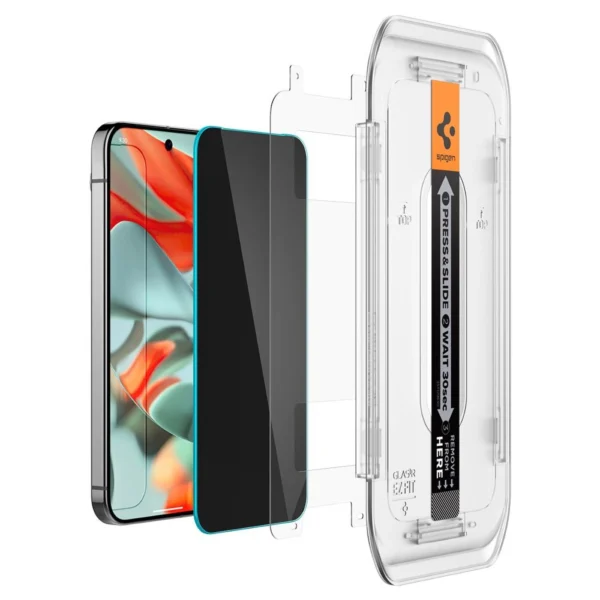 Spigen Glas.TR "Ez Fit" Privacy 2-pack Privacy Glass for Google Pixel 9 Pro XLeng