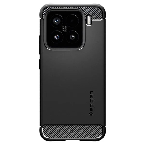 Spigen Rugged Armor case for Xiaomi 15 - matte blackeng