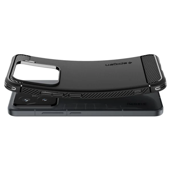 Spigen Rugged Armor case for Xiaomi 15 - matte blackeng