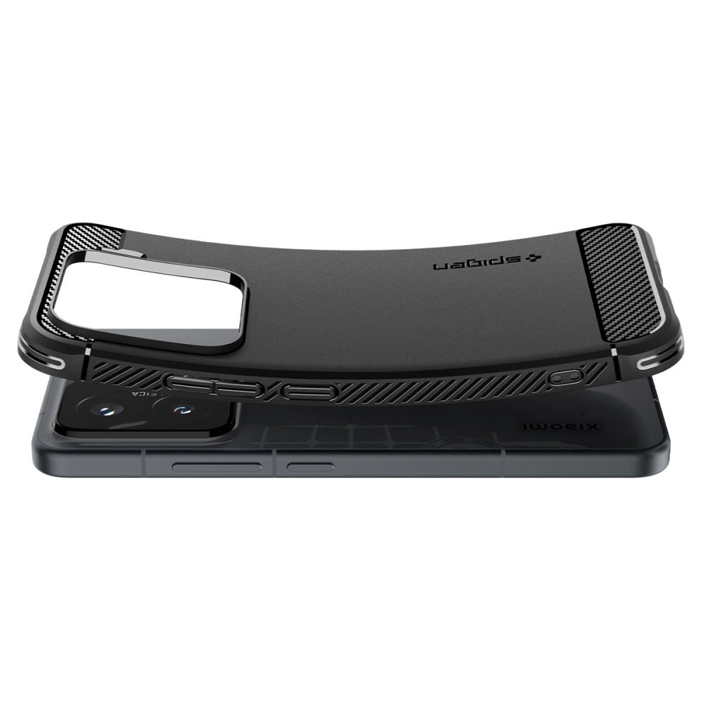 Spigen Rugged Armor case for Xiaomi 15 - matte blackeng