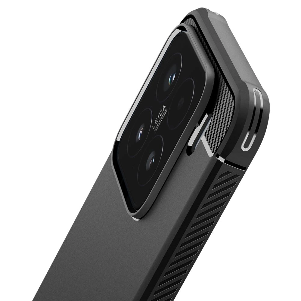 Spigen Rugged Armor case for Xiaomi 15 - matte blackeng