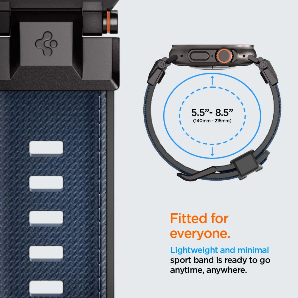 Spigen DuraPro Armor Strap for Apple Watch 44 / 45 / 46 / 49 mm - Navy Blueeng