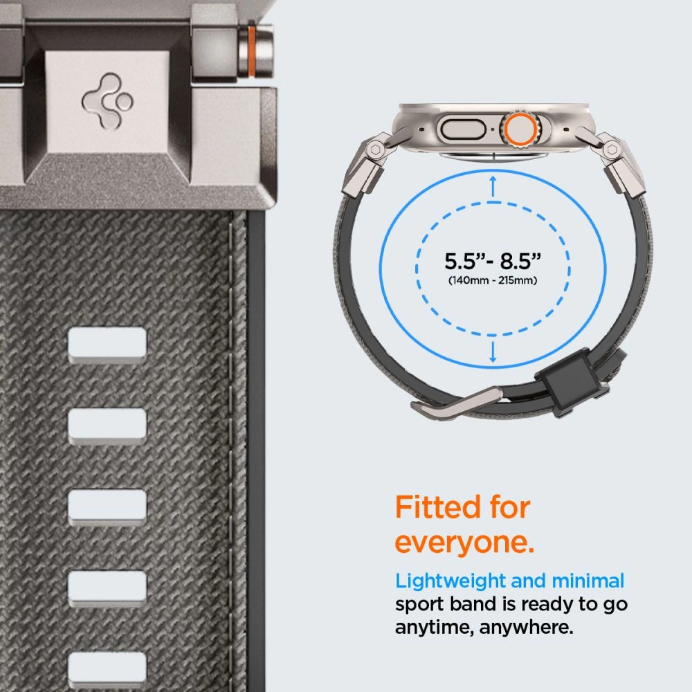 Spigen DuraPro Armor Strap for Apple Watch 44 / 45 / 46 / 49 mm - Grayeng