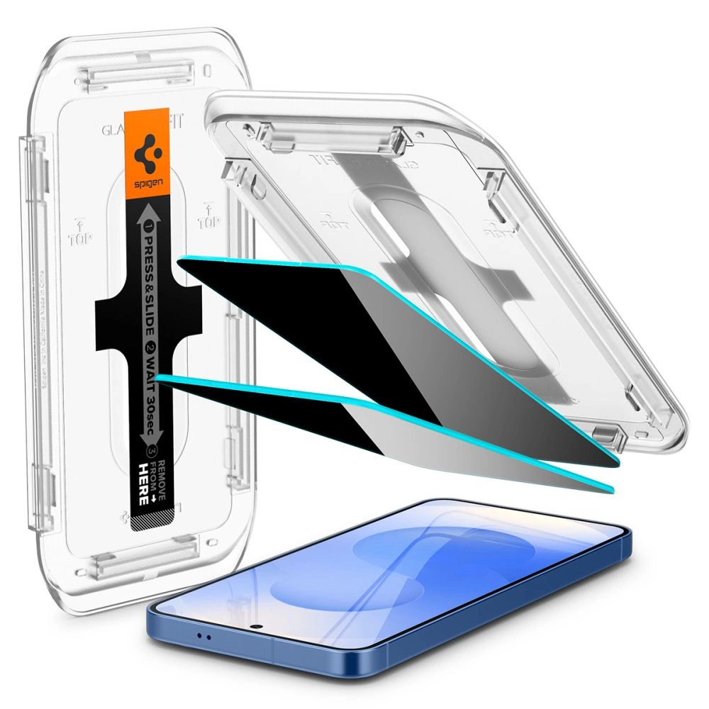 Spigen Glas.TR "Ez Fit" Privacy HD 2-pack privacy glass for Samsung Galaxy S24 / S25eng