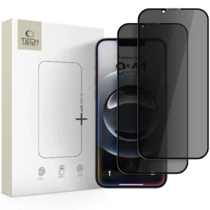 Tech-Protect Anti Spy Glass Pro+ 2-pack for iPhone 16e / 14 / 13 Pro / 13 - blackeng