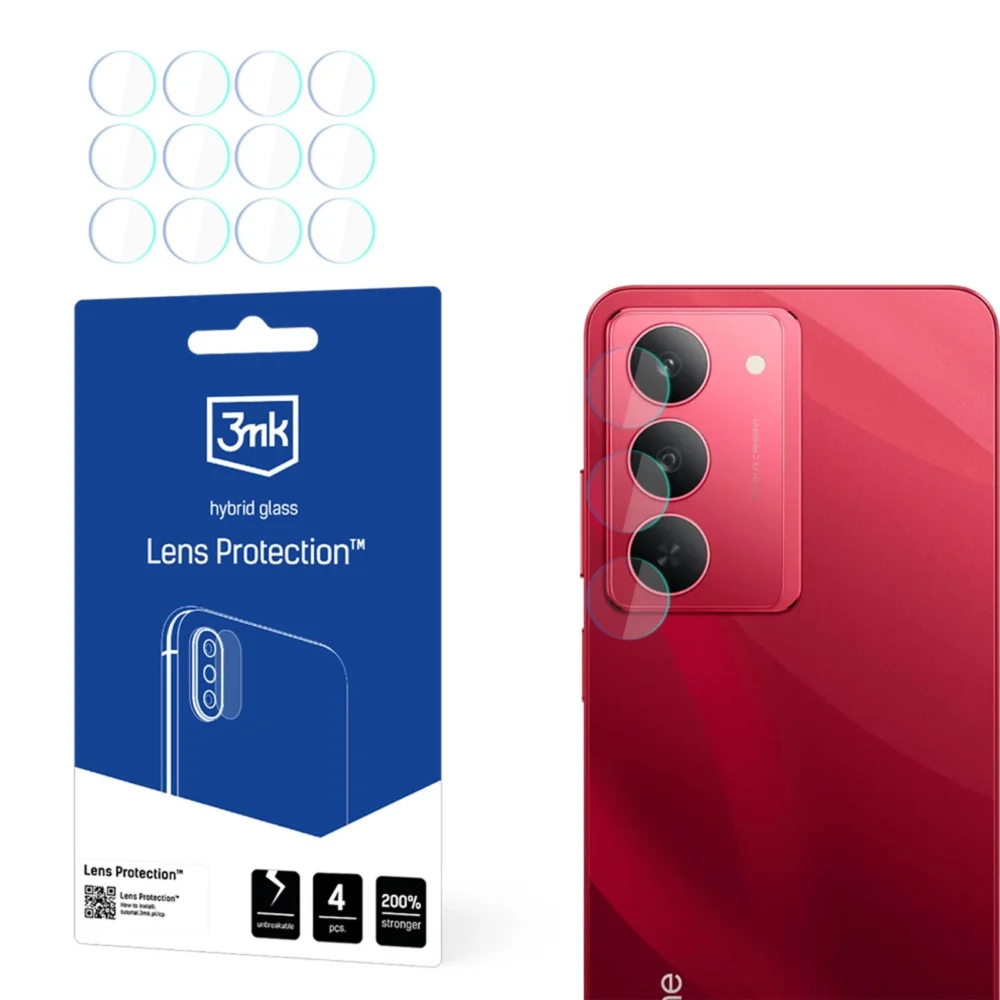 Camera Lens Glass 3mk Lens Protection for Realme 14xeng