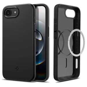 Spigen Thin Fit Mag iPhone 16e Case - Blackeng