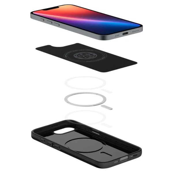 Spigen Thin Fit Mag iPhone 16e Case - Blackeng