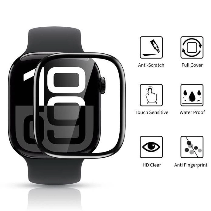 Tech-Protect Glass Flex+ Hybrid Glass 2-pack for Xiaomi Redmi Watch 5 - Blackeng