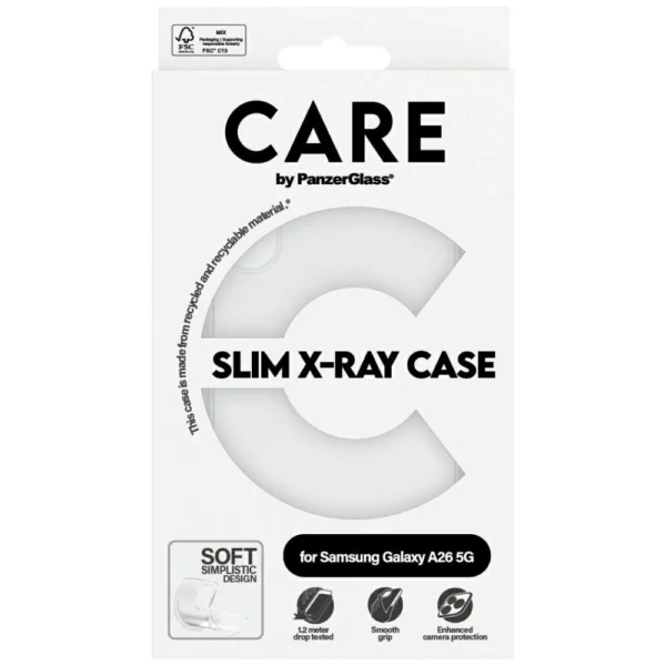 CARE by PanzerGlass Fashion X-Ray Case for Samsung Galaxy A26 5G - Transparenteng