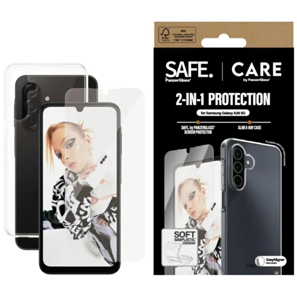 CARE by PanzerGlass Fashion 2in1 Case+Glass for Samsung Galaxy A26 5G - transparenteng