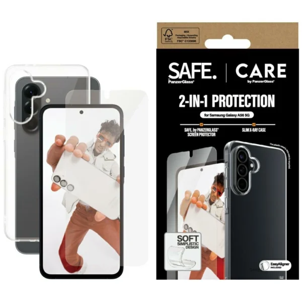 CARE by PanzerGlass Fashion 2in1 Case+Glass for Samsung Galaxy A56 5G - transparenteng