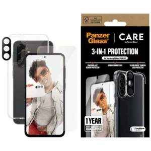 CARE by PanzerGlass Flagship 3in1 Case+Glass+Lens for Samsung Galaxy A36 5G - transparenteng
