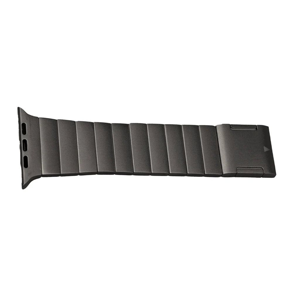 Puro TITAN Stainless Steel Apple Watch Band 42/44/45/49mm - Blackeng