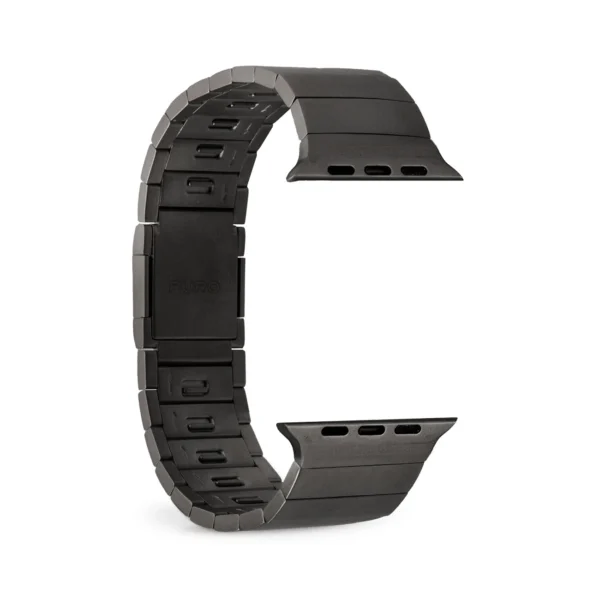 Puro TITAN Stainless Steel Apple Watch Band 42/44/45/49mm - Blackeng
