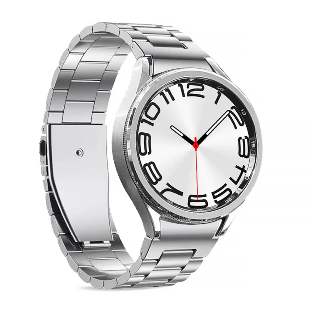 Puro METAL Stainless Steel Strap for Samsung Galaxy Watch 4 / 4 Classic / 5 / 5 Pro / 6 / 6 Classic - Silvereng