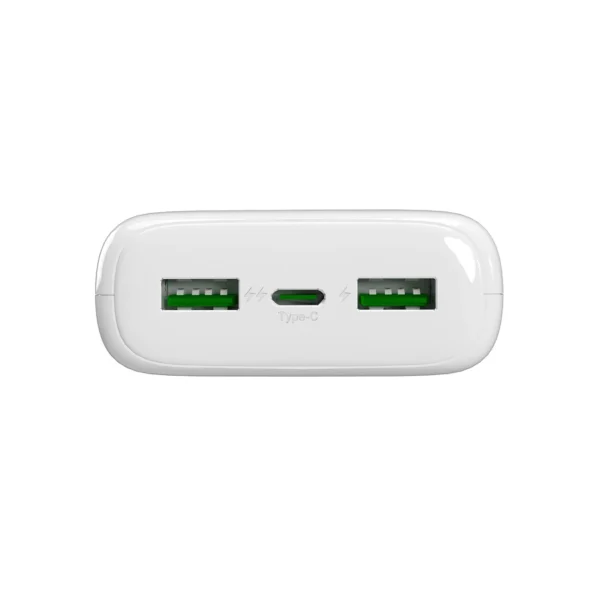 Powerbank Puro DAILY 20 PLUS 20000mAh 2x USB-A / 1x USB-C 22.5W PD AFC - whiteeng