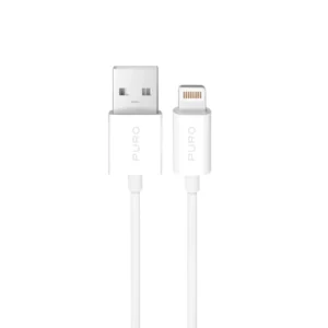 Puro TPE 12W USB-A - Lightning Cable 3m - Whiteeng
