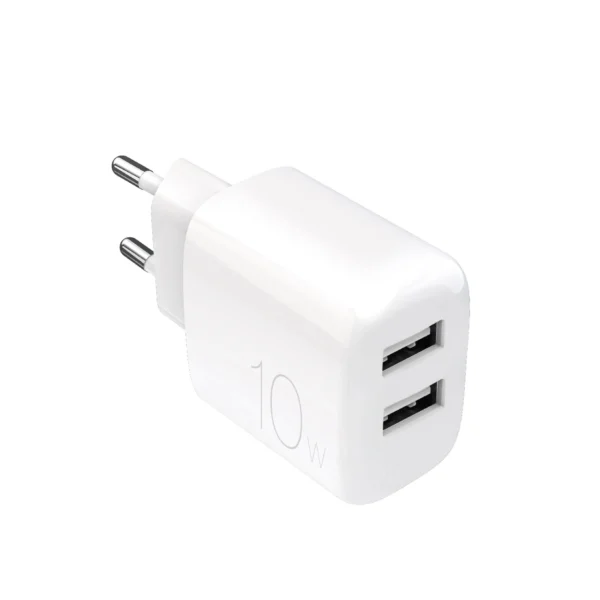 Puro PROLITE 10W 2x USB-A Wall Charger - Whiteeng