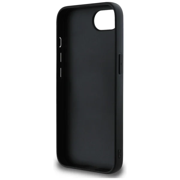 Guess PU Grained 4G Metal Logo case for iPhone 16e - blackeng