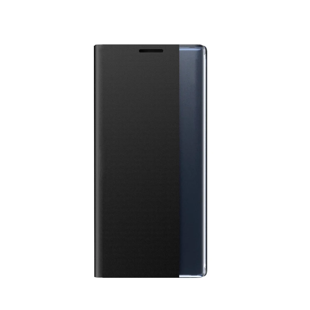New Sleep Case iPhone 16e Flip Cover with Stand - Blackeng