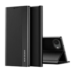 Sleep Case Pro for iPhone 16e with Flip and Stand - Blackeng