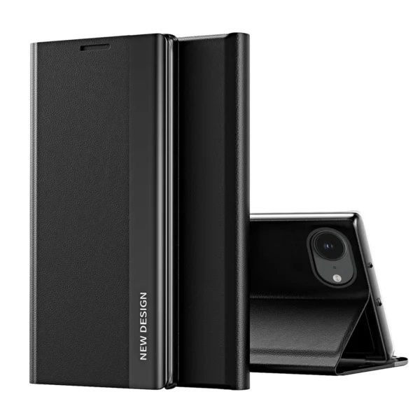 Sleep Case Pro for iPhone 16e with Flip and Stand - Blackeng
