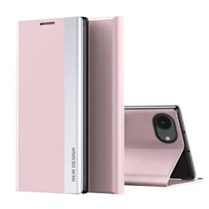 Sleep Case Pro for iPhone 16e with flap and stand - pinkeng