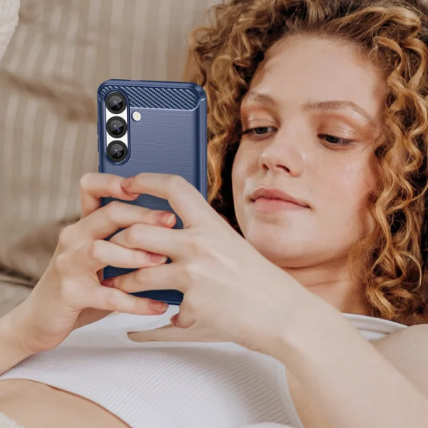 Carbon Case for iPhone 16e - Blueeng