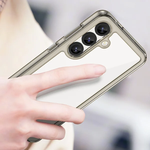 Outer Space Case for iPhone 16e Flexible Frame Cover - Translucent, Blackeng