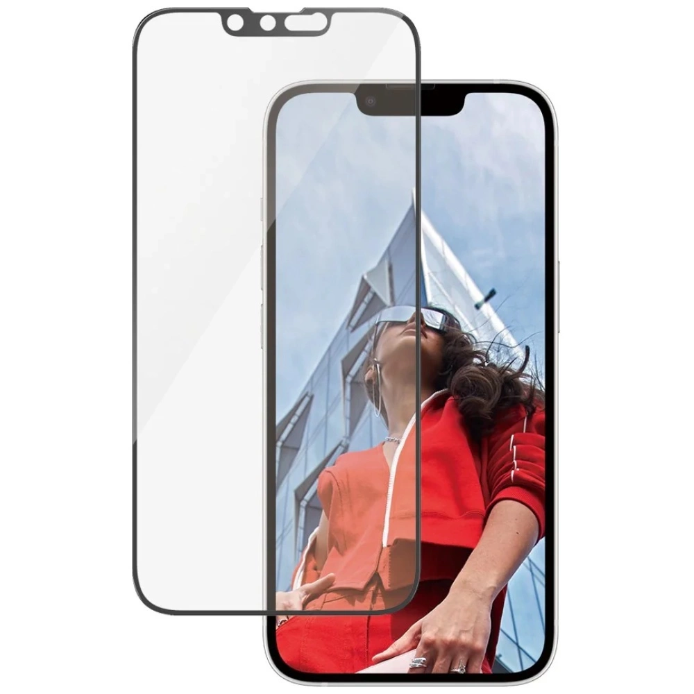 PanzerGlass Ultra-Wide Fit Tempered Glass for iPhone 13 / 13 Pro / 14 / 16e - Cleareng
