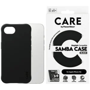 CARE by PanzerGlass Fashion MagSafe iPhone 16e Case - Blackeng