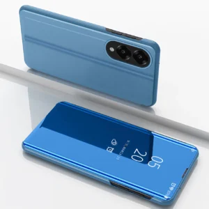 Clear View Case for Samsung Galaxy S25 Edge Flip Cover - Blueeng