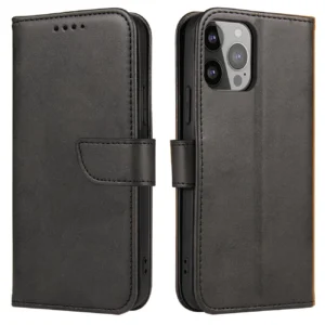 Magnet Case with Flip for Samsung Galaxy S25 Edge - Blackeng