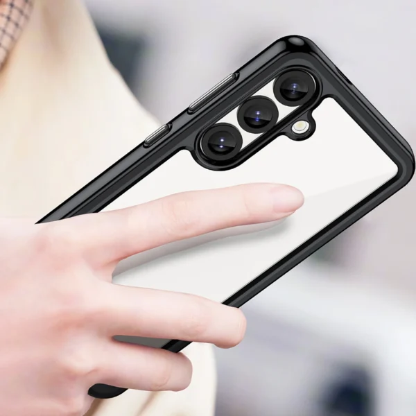Outer Space Case for Samsung Galaxy S25 Edge Cover with Flexible Frame - Blackeng