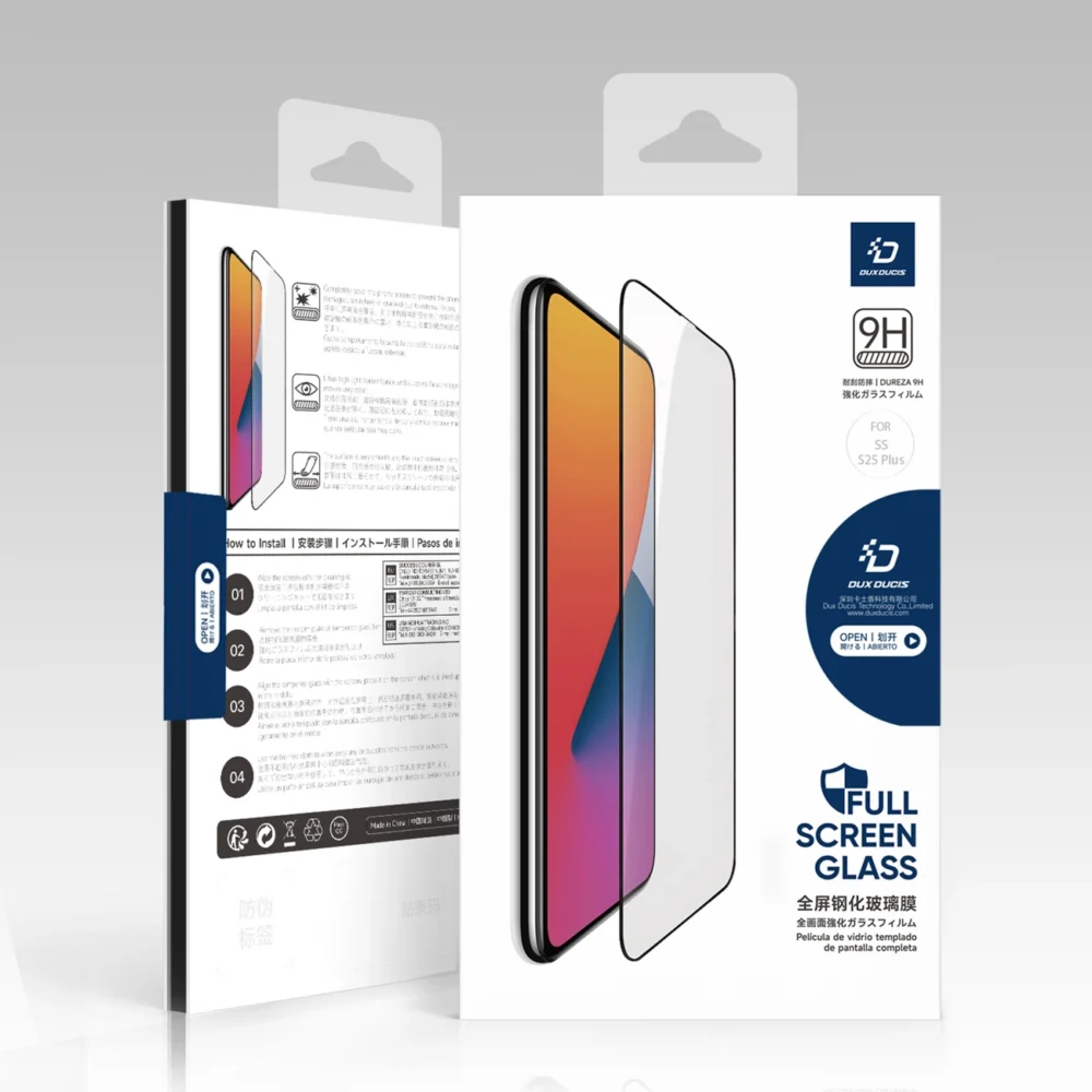 Dux Ducis Privacy Tempered Glass for Samsung S25+ - with Black Frameeng