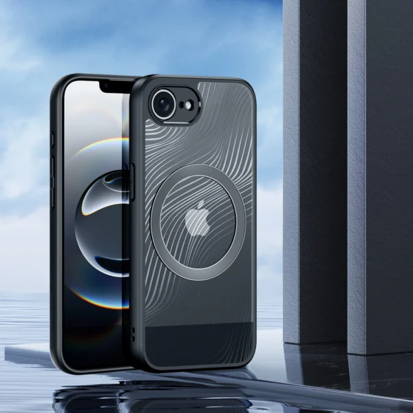Dux Ducis Aimo Mag Case with MagSafe for iPhone 16e - Blackeng
