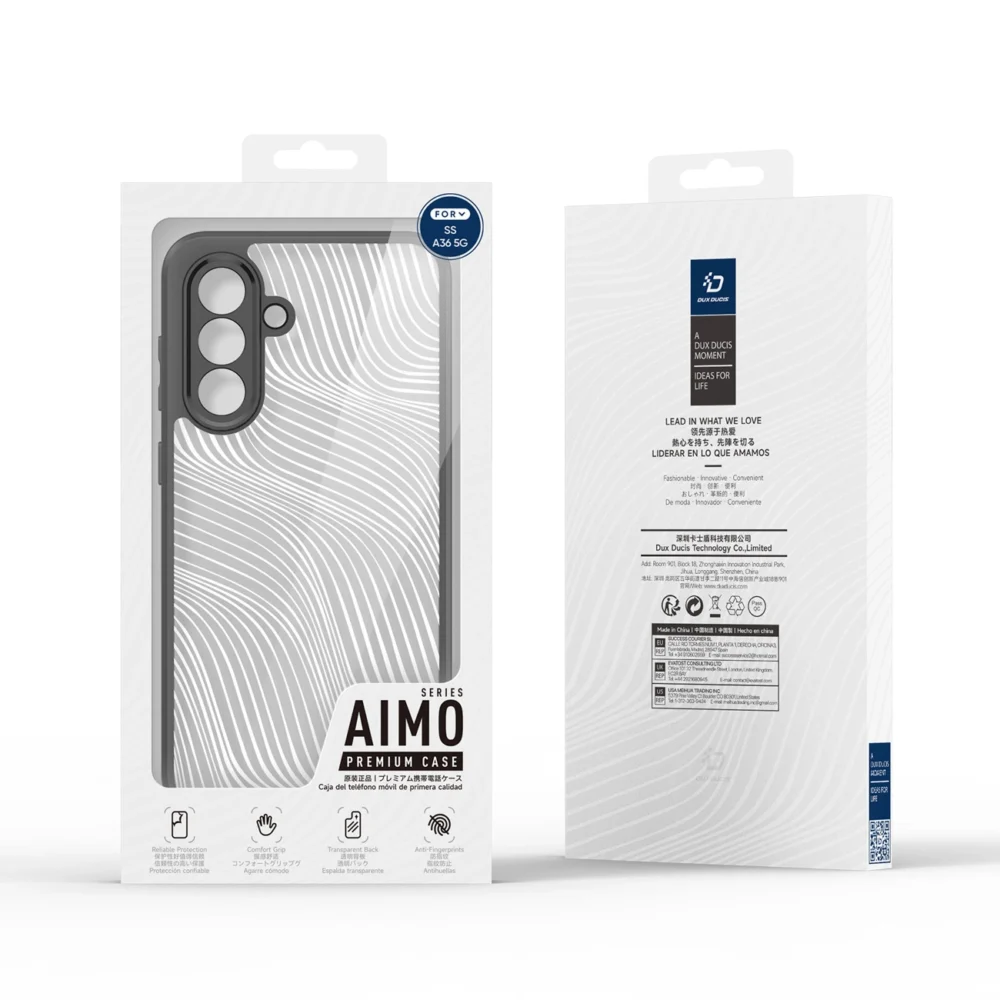 Dux Ducis Aimo Case for Samsung Galaxy A36 5G/A56 5G - Blackeng