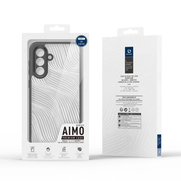 Dux Ducis Aimo Case for Samsung Galaxy A36 5G/A56 5G - Blackeng