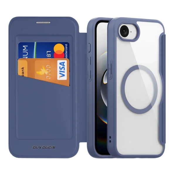 Dux Ducis Skin X Pro Case with MagSafe for iPhone 16e - Blueeng