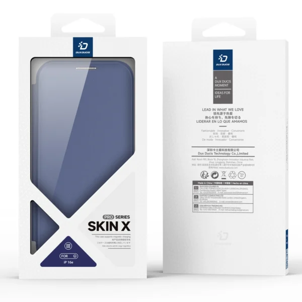 Dux Ducis Skin X Pro Case with MagSafe for iPhone 16e - Blueeng