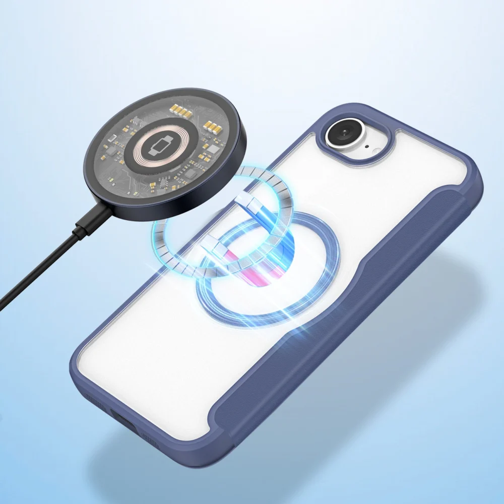 Dux Ducis Skin X Pro Case with MagSafe for iPhone 16e - Blueeng