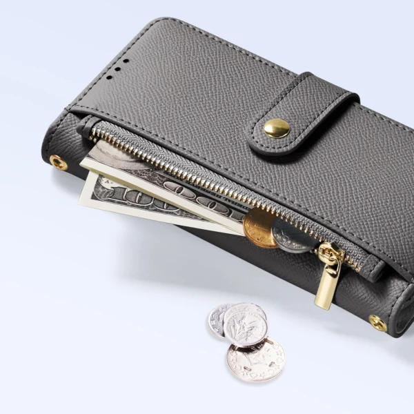 Dux Ducis Lawa Leather Case for iPhone 16 - Grayeng